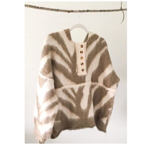 𝅺animal Print Hoodie Sweater - Picture 13 of 16
